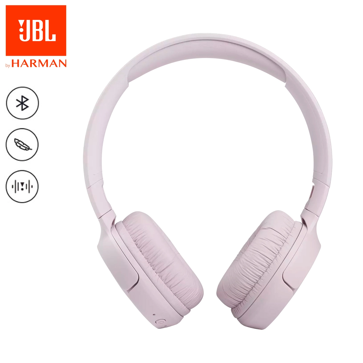 AUDÍFONOS INALÁMBRICOS JBL TUNE T510BT ON EAR 40H BLANCO 