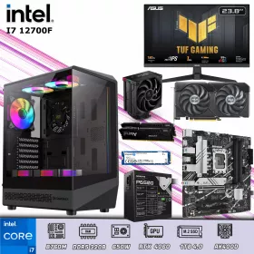 PC Gamer Intel I7 12700F | 32GB DDR5 | 1TB 4.0 | RTX 4060 | Monitor 24 180Hz