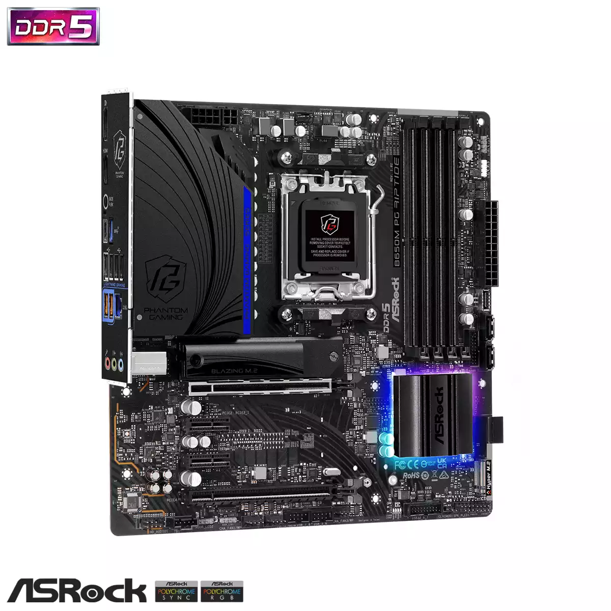 Mainboard AsRock B650M PG RIPTIDE AMD AM5 DDR5
