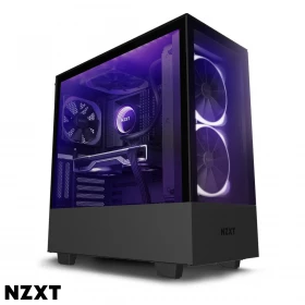 Case NZXT H510 Elite / Vidrio templado / 4 ventiladores