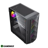 Case Gamemax Black Diamond COC Vidrio templado ARGB 1 ventilador