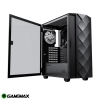 Case Gamemax Black Diamond COC Vidrio templado ARGB 1 ventilador