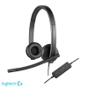 Audífonos Logitech H570E Noise Canceling con micrófono. USB.