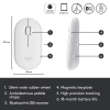 Mouse Logitech M350 Pebble Bluetooth Wireless Blanco