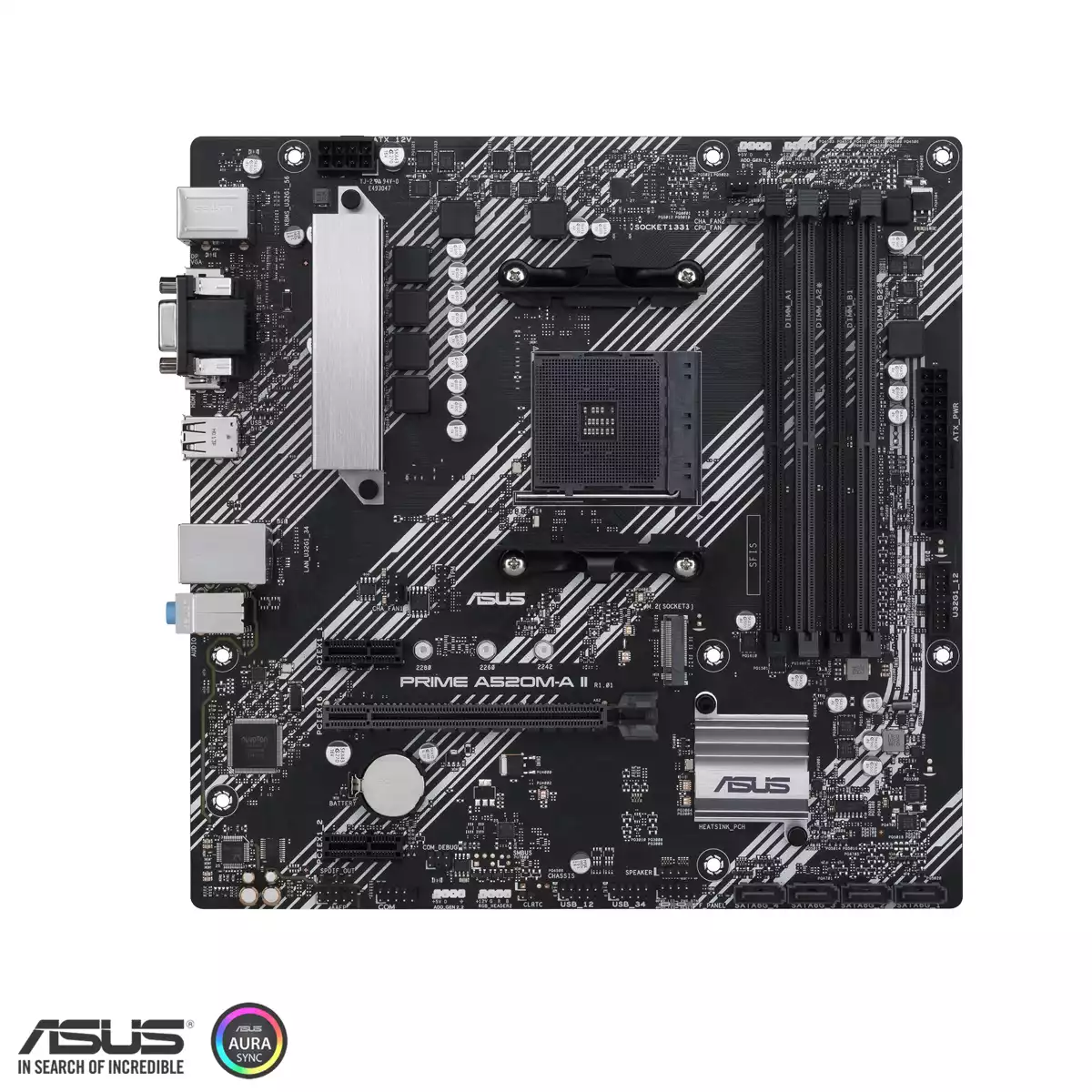 Mainboard Asus Prime A520M-A-II AMD AM4