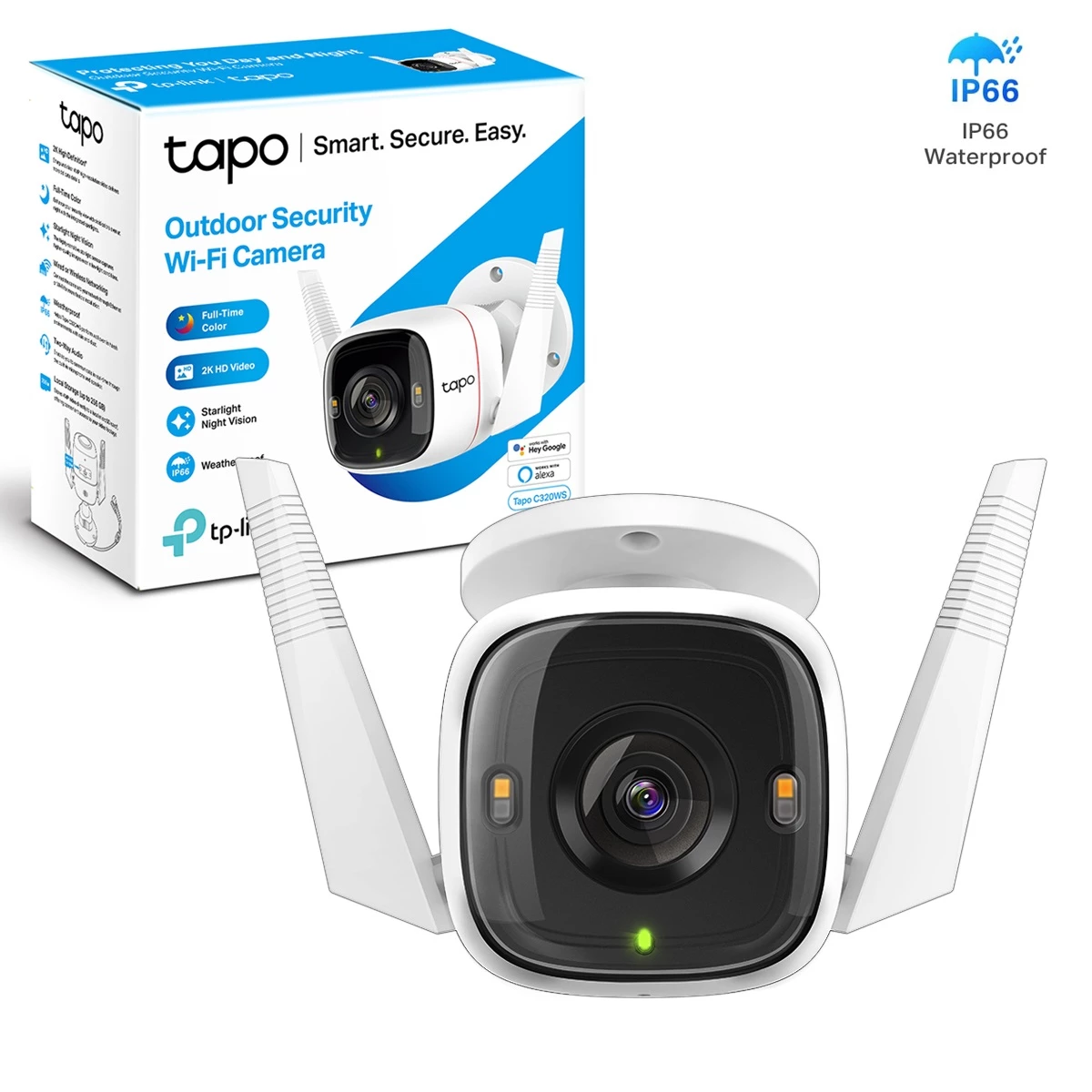 Cámara Vigilancia WiFi TP-Link Tapo C310 + Micro SD Full HD